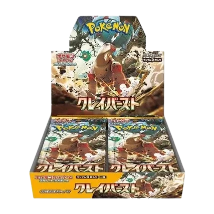 Clay Burst Japanese Pokémon booster box, factory sealed