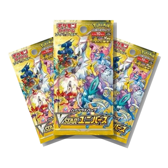 VSTAR Universe · 3-Pack Bundle Japanese Pokémon booster packs, factory sealed