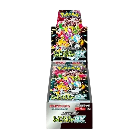Shiny Treasure ex Japanese Pokémon booster box, factory sealed
