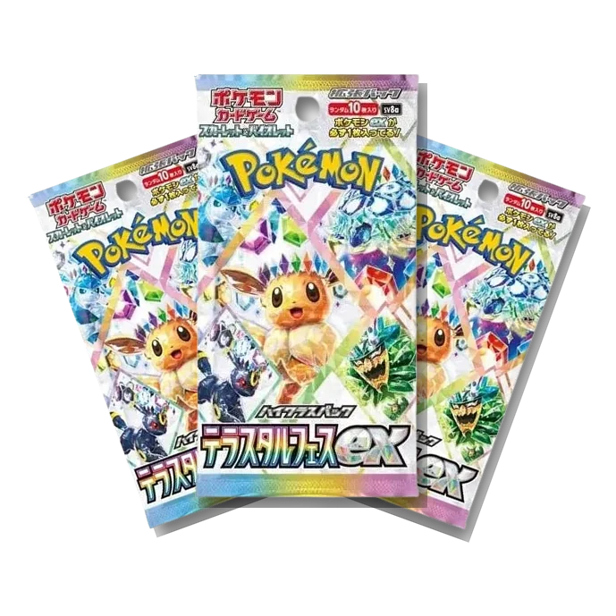 Terastal Festival · 3-Pack Bundle Japanese Pokémon booster packs, factory sealed
