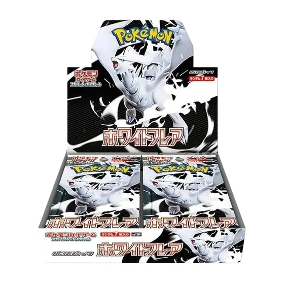 White Flare Japanese Pokémon booster box, factory sealed
