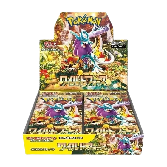 Wild Force Japanese Pokémon booster box, factory sealed