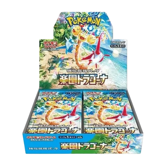 Paradise Dragona Japanese Pokémon booster box, factory sealed