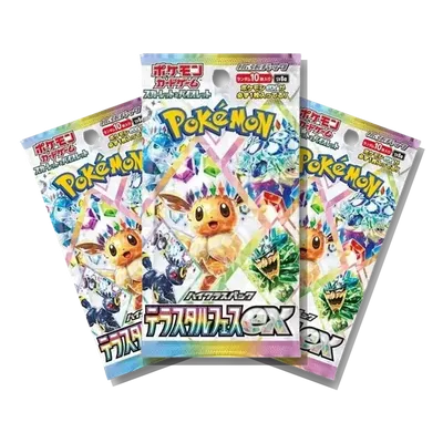 Terastal Festival · 3-Pack Bundle, Japanese Pokémon pack bundle