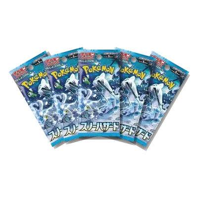 Snow Hazard · 5-Pack Bundle, Japanese Pokémon pack bundle
