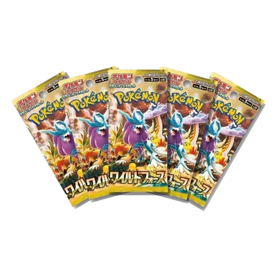 Wild Force · 5-Pack Bundle, Japanese Pokémon pack bundle