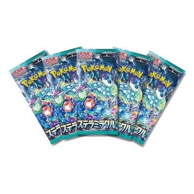 Stella Miracle · 5-Pack Bundle, Japanese Pokémon pack bundle