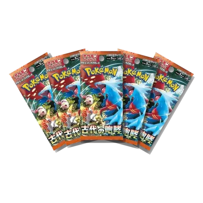 Ancient Roar · 5-Pack Bundle, Japanese Pokémon pack bundle